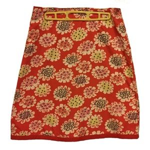 Boden Spring flowers Printed cotton skirt 12 FINAL